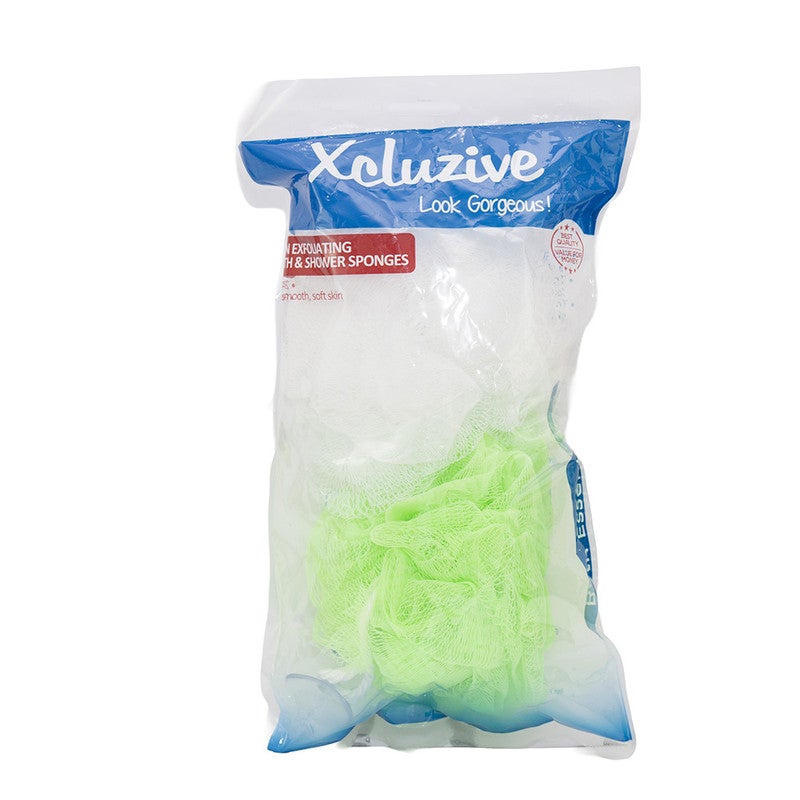 Xcluzive Exfoliating Gloves 2 Pcs & Bath Sponges 2 Pcs Asstd X2 Value Pack - Image 4